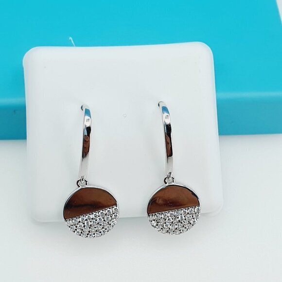 "925 Sterling Silver CZ Beautiful Earrings for Women, 1USPAR4252 - Picture 8 of 11